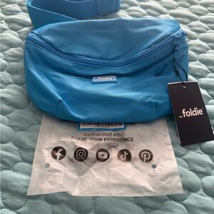 Foldie Blue Waist Bag